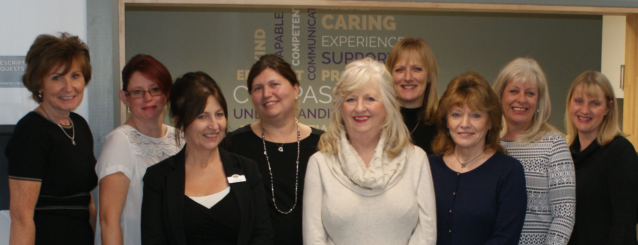 The reception and Administration team